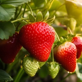 Fragaria x ananassa 'Magnum' - Fraisier