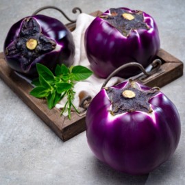 Aubergine ronde