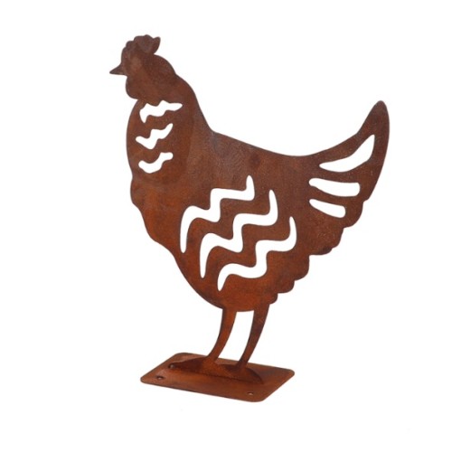 Poule rouillée