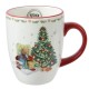 Mug dolomite motif ours et sapin