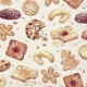 Serviette en papier 'Baked cookies'