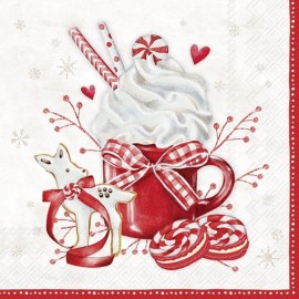 Serviette en papier 'Hot cocoa bar'