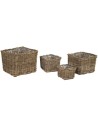 Laura Cubi Basket -F- Natural - Ensemble de paniers en rotin