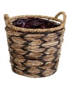 ZigZag Potato Basket Dark Brown -  Panier en roseau