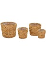 Rondo Pot Round Natural S4 -  Panier en roseau