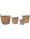 Raffa Basket Rush Natural S4 - Panier en roseau