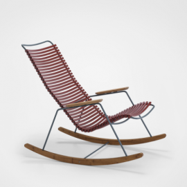 Rocking chair (couleur paprika)