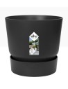 Pot Greenville rond noir