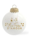Boule noël " Mon frère d'amour"