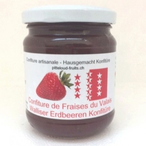 Confiture de fraise du Valais