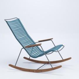 Rocking chair (couleur bleu pétrole N°77)