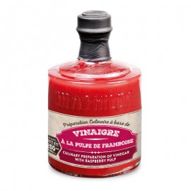 Vinaigre à la pulpe de framboises