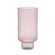 Vase en verre rose Fallon