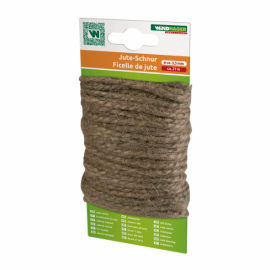 Cordon dékor jute brun 27mx3.5mm