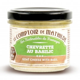 Chevrette au basilic 90 gr