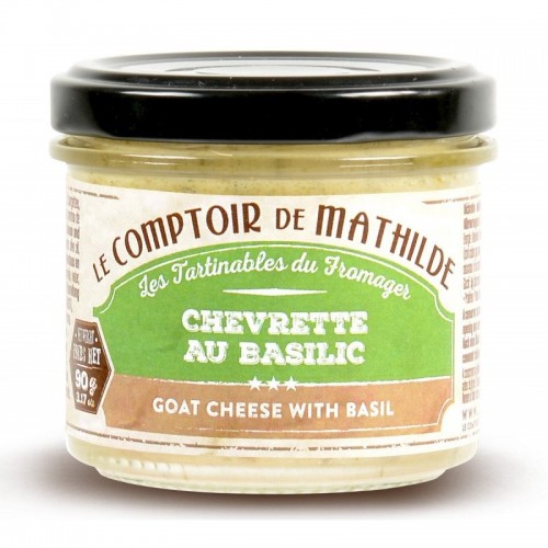 Chevrette au basilic 90 gr