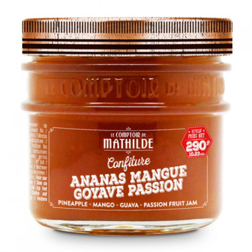 Confiture Ananas Mangue Goyave Passion 290G