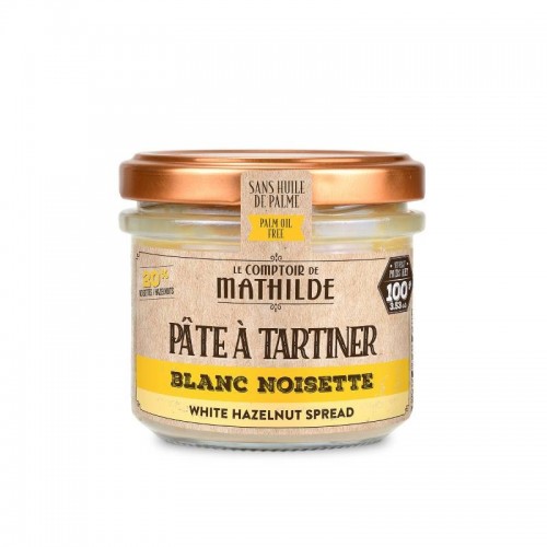 Pâte à tartiner Blanc Noisette 100G