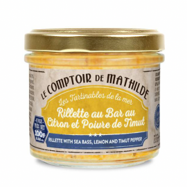 Rillette de Bar au Citron et Poivre de Timut 100G