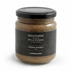 « SÉRIE NOIRE N°2 » MOUTARDE CRÉMEUSE – CITRON NOIR