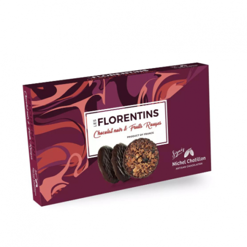 Florentins fruits rouges chocolat noir