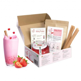 Kit Bubble Tea Milky fraise