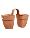 Vibia campana flower twin 21 cm terre cuite