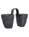 Vibia campana flower twin 21 cm anthracite