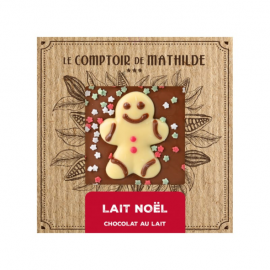 Tablette Chocolat Lait Noël 80G